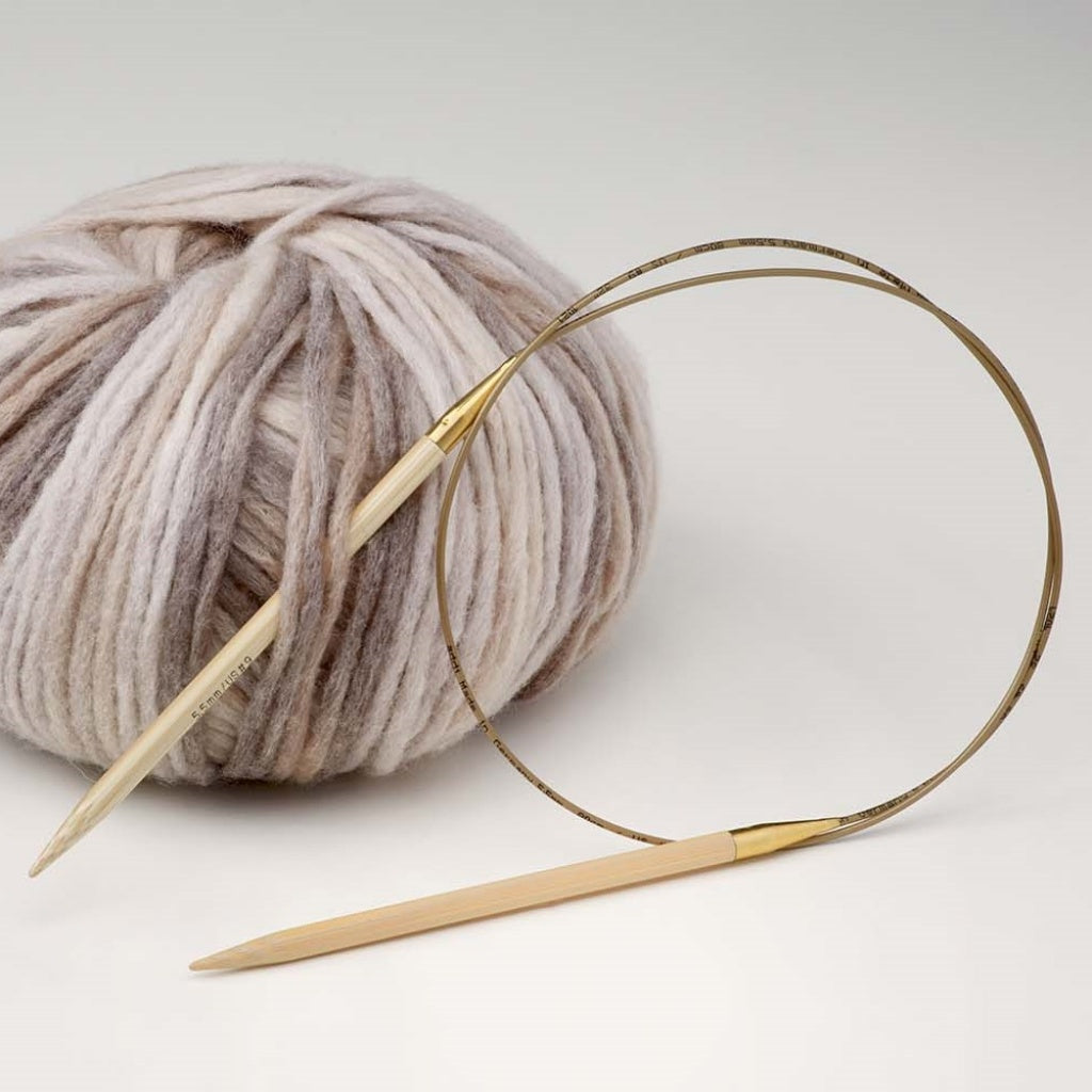 Addi Rundstricknadeln aus Bambus bis 40 cm - 80 cm - 555-7 Lieblingsgarn