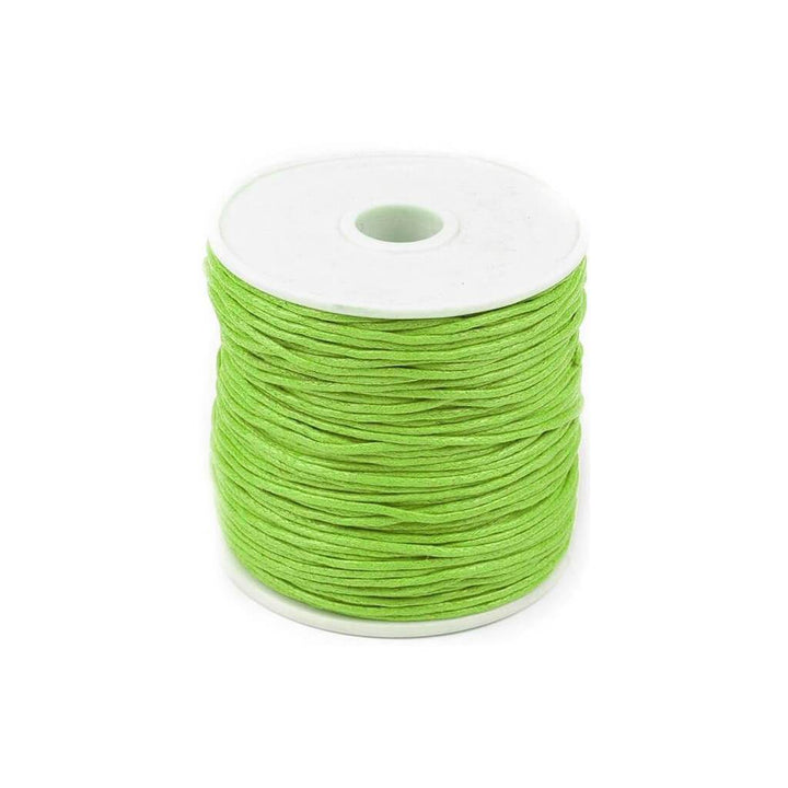 Makramee Band - gewachst, Ø | 1mm Makramee Schmuck Garn Limette Lieblingsgarn