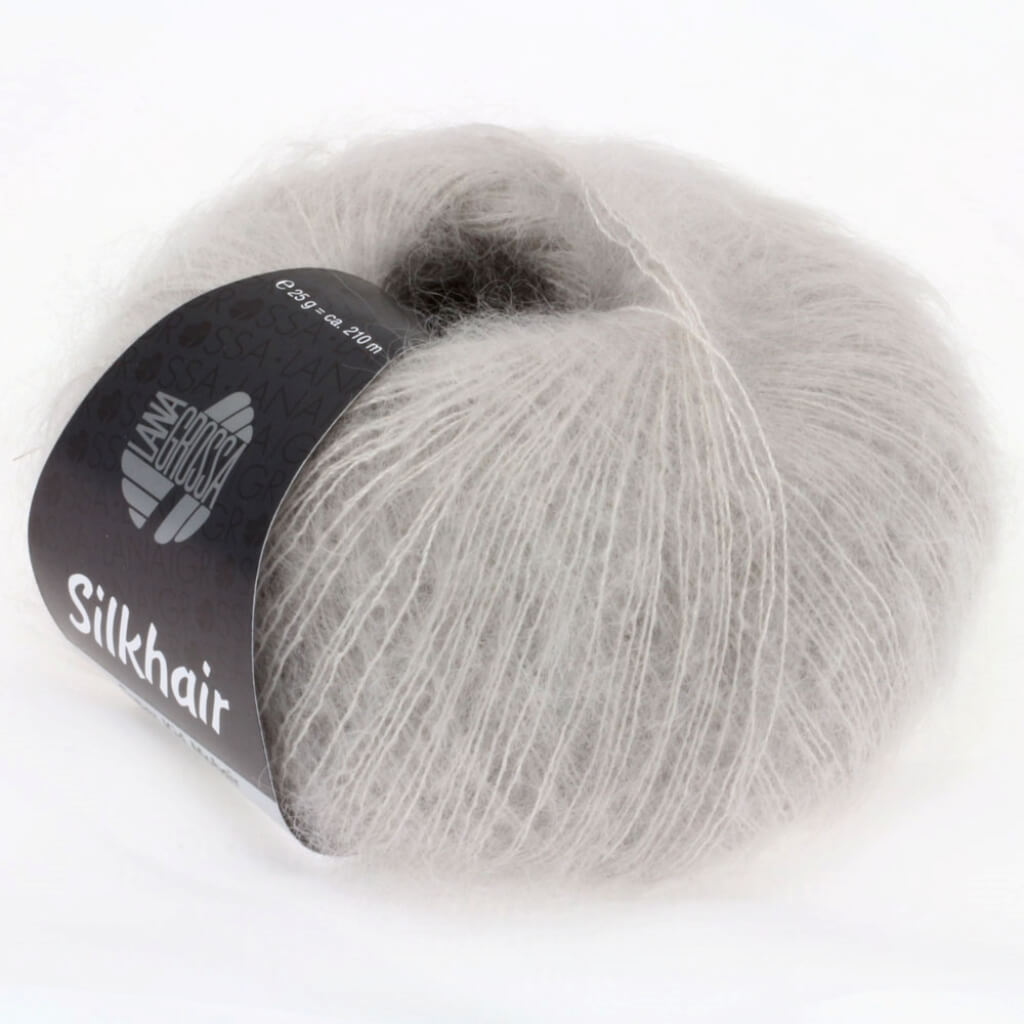 Lana Grossa Silkhair 25g 058 - Perlweiß Lieblingsgarn