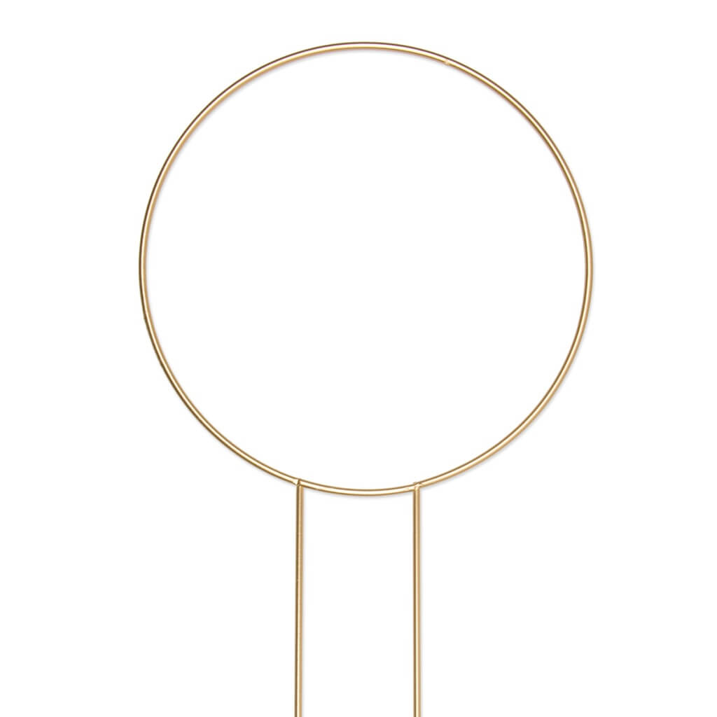 Halbach Metallring mit Stecker Ø 25 cm gold Lieblingsgarn