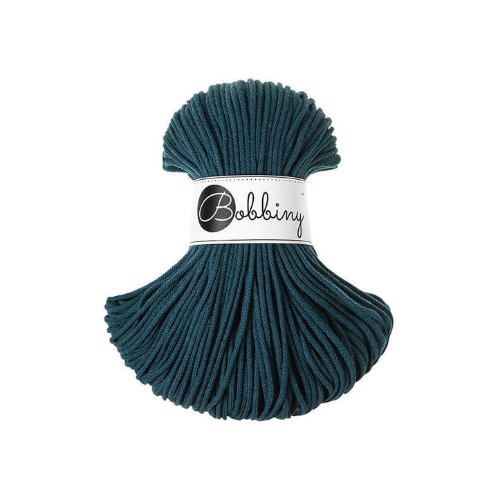 Bobbiny Kordel Junior 3mm x 100 m Peacock Blue Lieblingsgarn