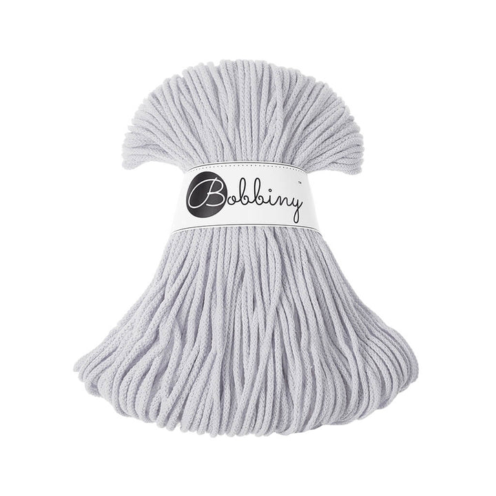 Bobbiny Kordel Junior 3mm x 100 m Light Grey Lieblingsgarn