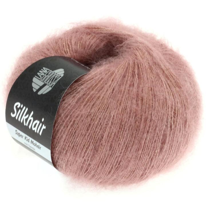 Lana Grossa Silkhair 25g 074 - Rosenholz Lieblingsgarn