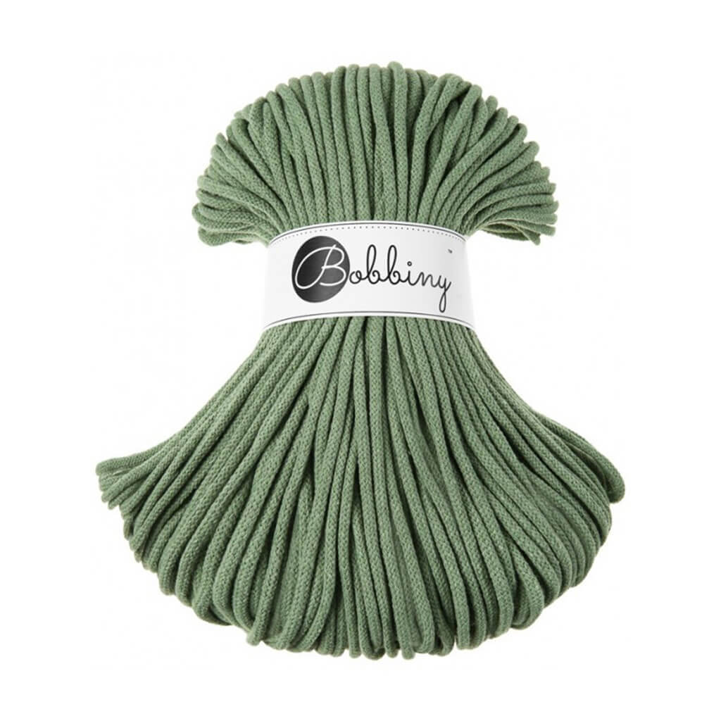 Bobbiny Kordel 5mm x 100 Meter Eucalyptus Green Lieblingsgarn