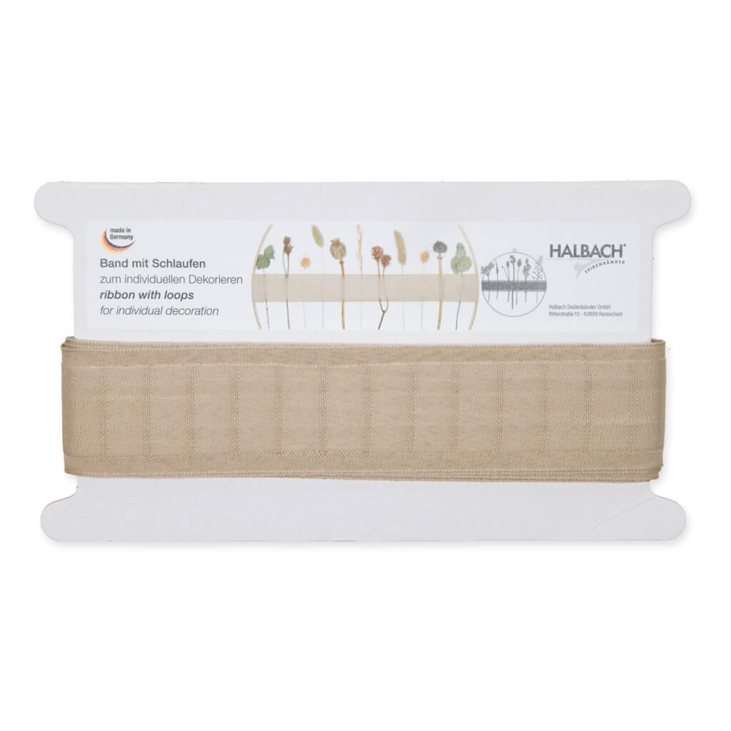 Halbach Webband mit Schlaufen 71 - linen Lieblingsgarn
