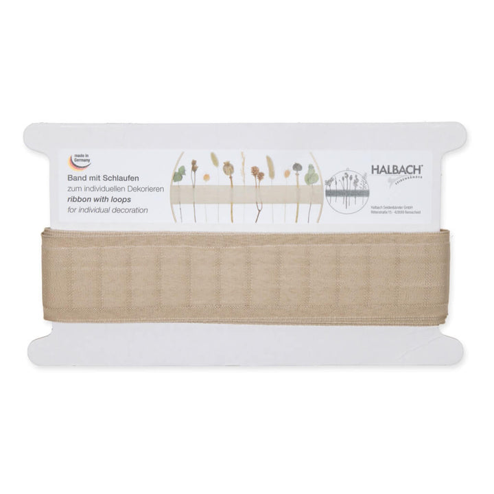 Halbach Webband mit Schlaufen 71 - linen Lieblingsgarn