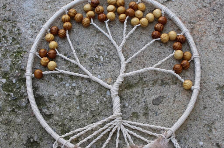 Ring aus Holz für Traumfänger 28 cm Lieblingsgarn
