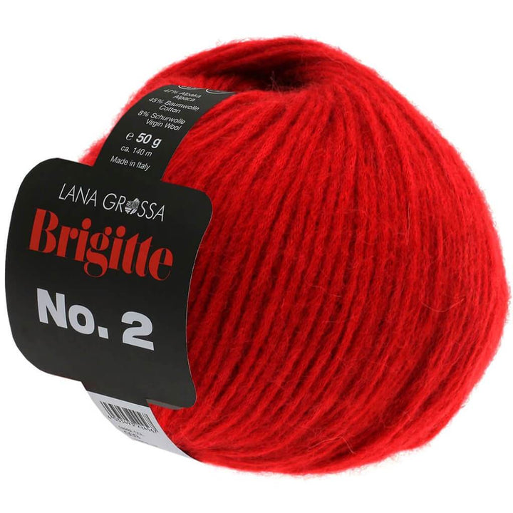 Lana Grossa Brigitte No. 2 50 g 9 - Rot Lieblingsgarn