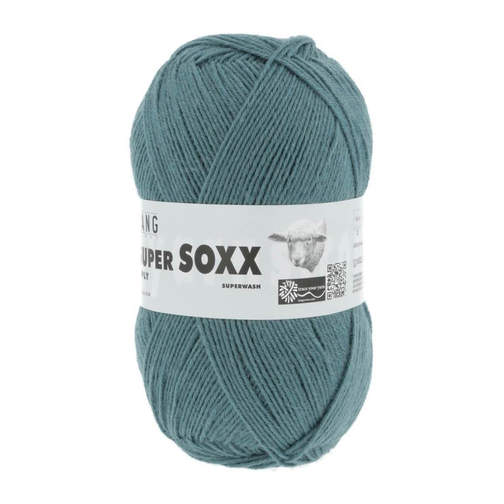 Lang Yarns Super Soxx 6-fach - 150g 907.0088 - Petrol Lieblingsgarn