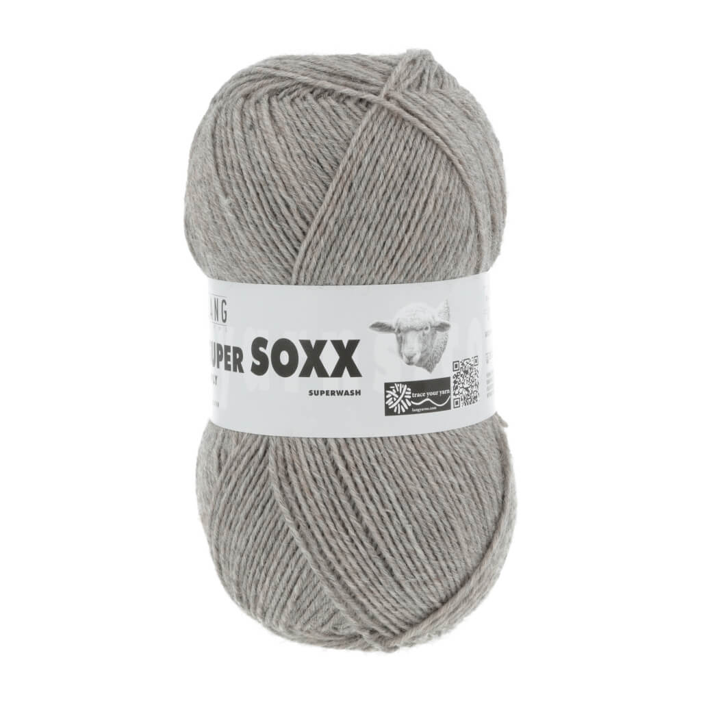 Lang Yarns Super Soxx 6-fach - 150g 907.0096 - Beige Mélange Lieblingsgarn