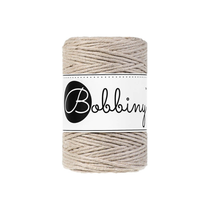 Bobbiny Makramee Garn 1,5 mm Beige Lieblingsgarn