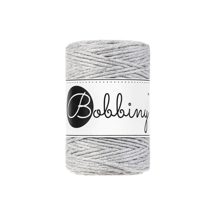 Bobbiny Makramee Garn 1,5 mm Light Grey Lieblingsgarn