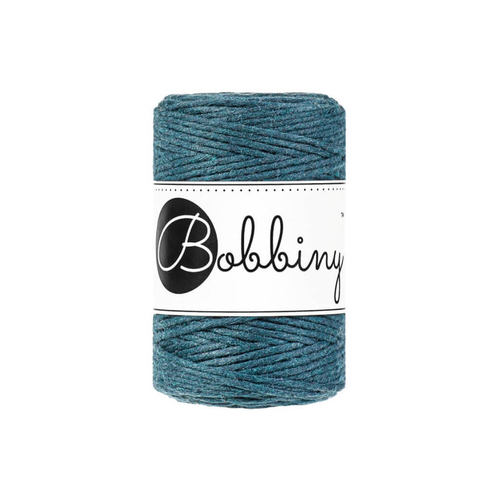 Bobbiny Makramee Garn 1,5 mm Peacock Blue Lieblingsgarn