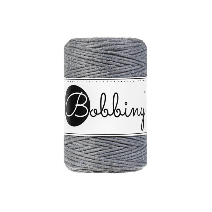 Bobbiny Makramee Garn 1,5 mm Steel Lieblingsgarn