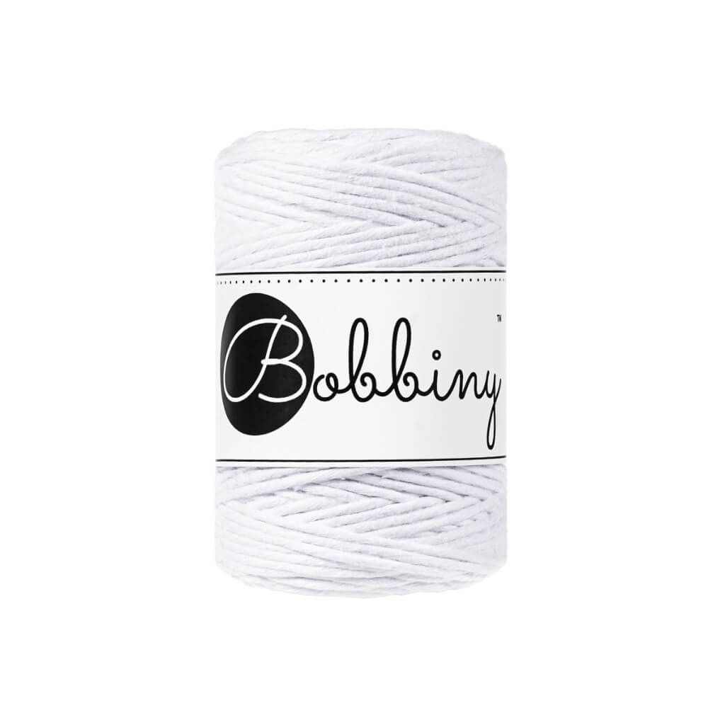Bobbiny Makramee Garn 1,5 mm White Lieblingsgarn