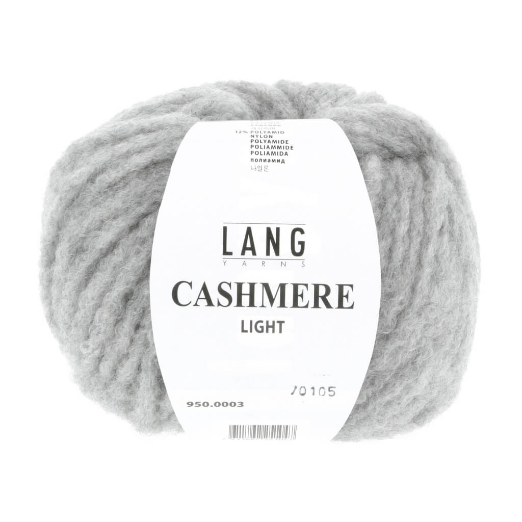 Lang Yarns Cashmere Light - 25g Kaschmir Wolle 950.0003 - Hellgrau Mélange Lieblingsgarn