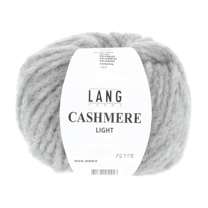 Lang Yarns Cashmere Light - 25g Kaschmir Wolle 950.0003 - Hellgrau Mélange Lieblingsgarn