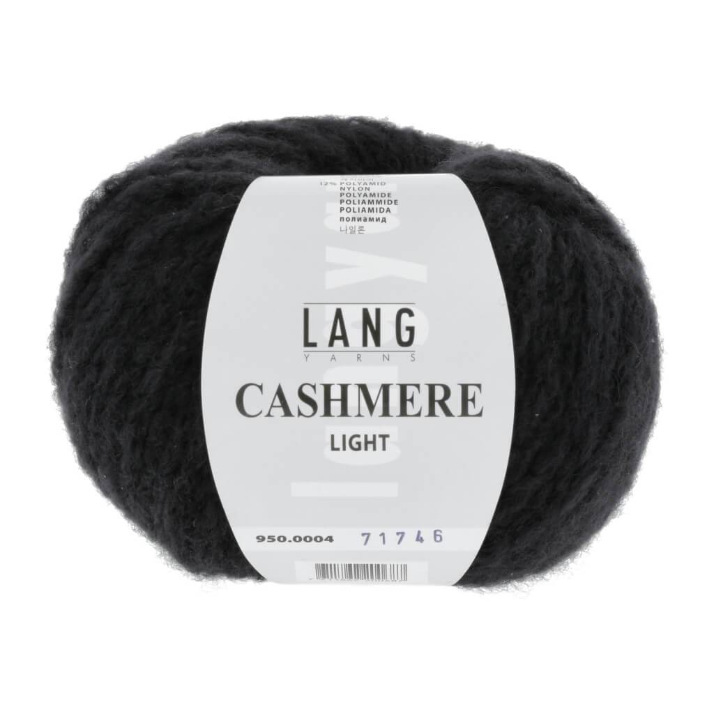Lang Yarns Cashmere Light - 25g Kaschmir Wolle 950.0004 - Schwarz Lieblingsgarn
