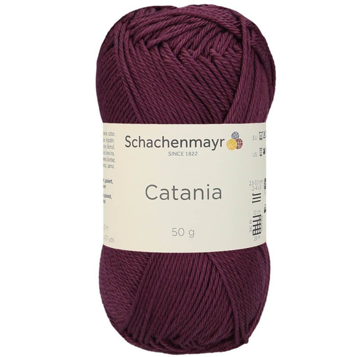 Schachenmayr Catania Originals - Baumwollgarn 394 - Burgund Lieblingsgarn