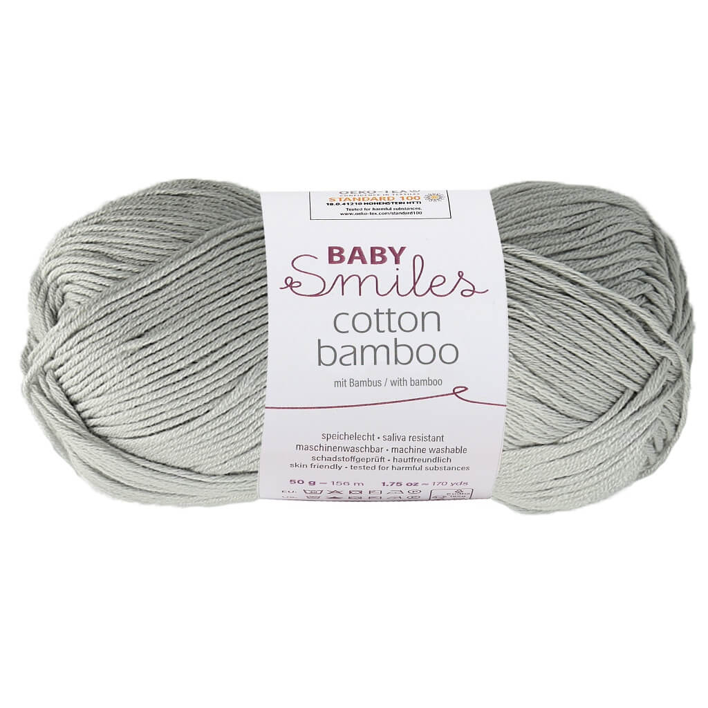 Schachenmayr Baby Smiles Cotton Bamboo 50g 1090 - Grau Lieblingsgarn