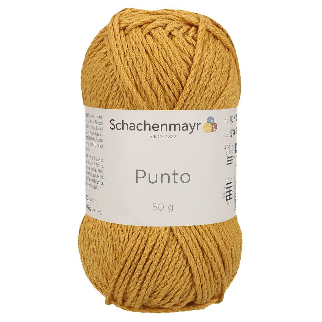 Schachenmayr Punto 50g - Aran Wolle 22 - Goldgelb Lieblingsgarn