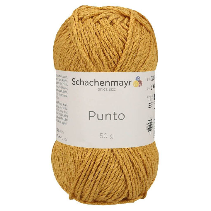Schachenmayr Punto 50g - Aran Wolle 22 - Goldgelb Lieblingsgarn