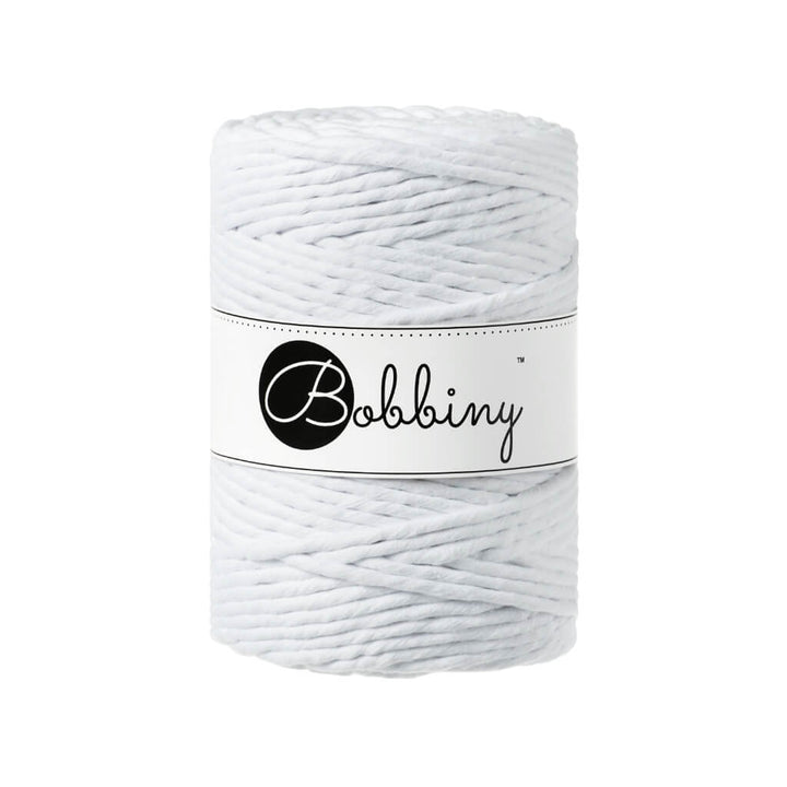 Bobbiny Makramee Garn 5 mm x 100 m White Lieblingsgarn