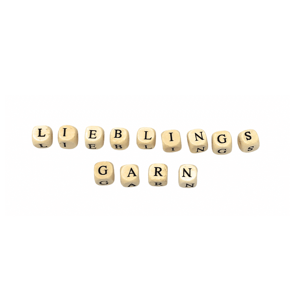 ABC-Bastelperlen aus Holz Ø 9 mm - Buchstabenperlen Lieblingsgarn