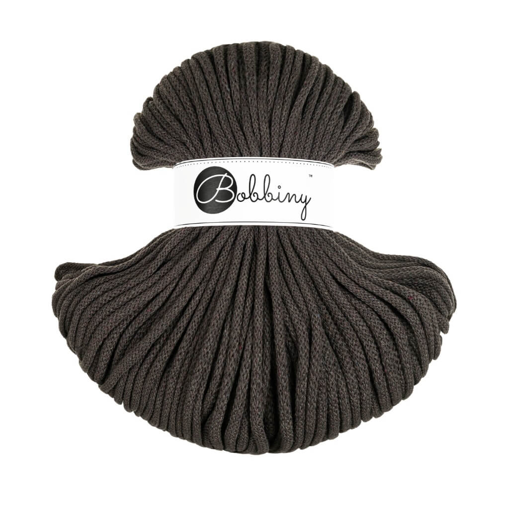 Bobbiny Makrameegarn Espresso Bobbiny Kordel 5mm x 100 Meter Lieblingsgarn