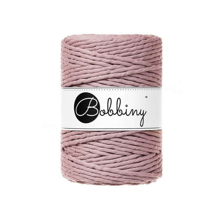 Bobbiny Makramee Garn 5 mm x 100 m Mauve Lieblingsgarn
