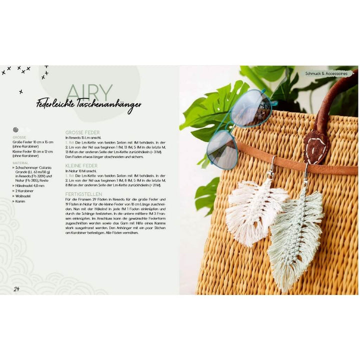Häkeln im Makramee-Style - Jasmin Konrad, Fanny Mitula Lieblingsgarn