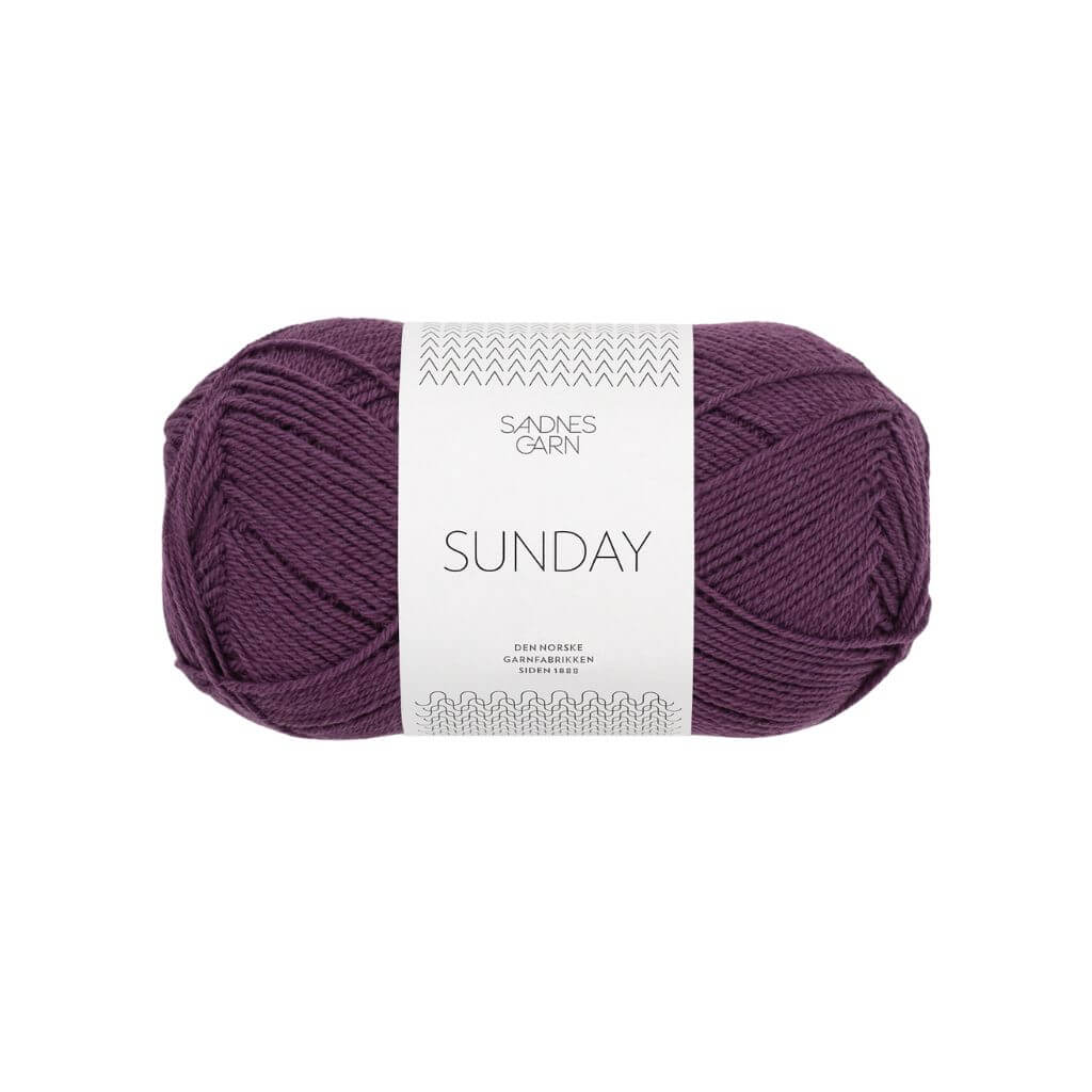 Sandnes Garn Sunday - 50g 4672 - Bjørnebærsaft Lieblingsgarn