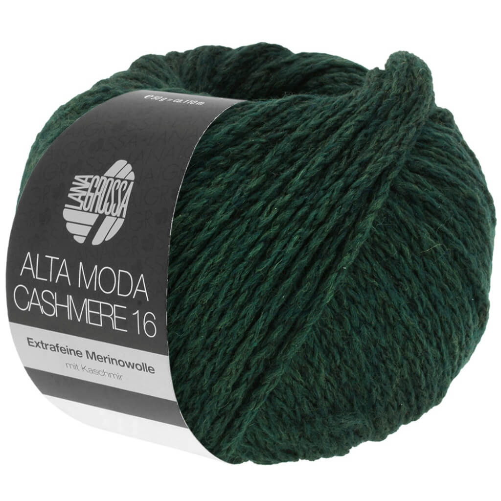 Lana Grossa Alta Moda Cashmere 16 50g 57 - Schwarzgrün Lieblingsgarn