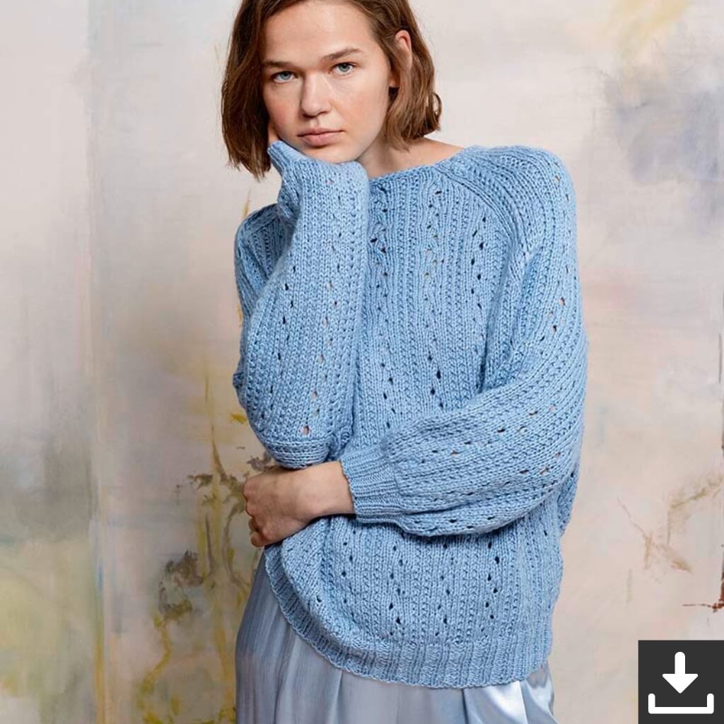 Amira Pullover - Lang Yarns Modell 267-19 (PDF) Lieblingsgarn