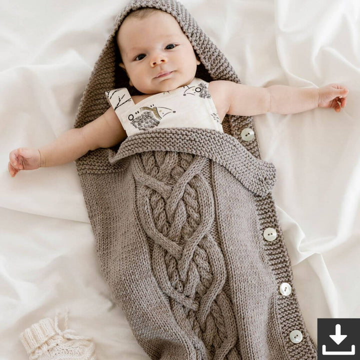 Baby Schlafsack Austermann Merino 85 EXP - Modell 21129 (PDF) Lieblingsgarn