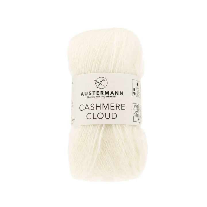 Austermann Cashmere Cloud 25g 01 - Natur Lieblingsgarn