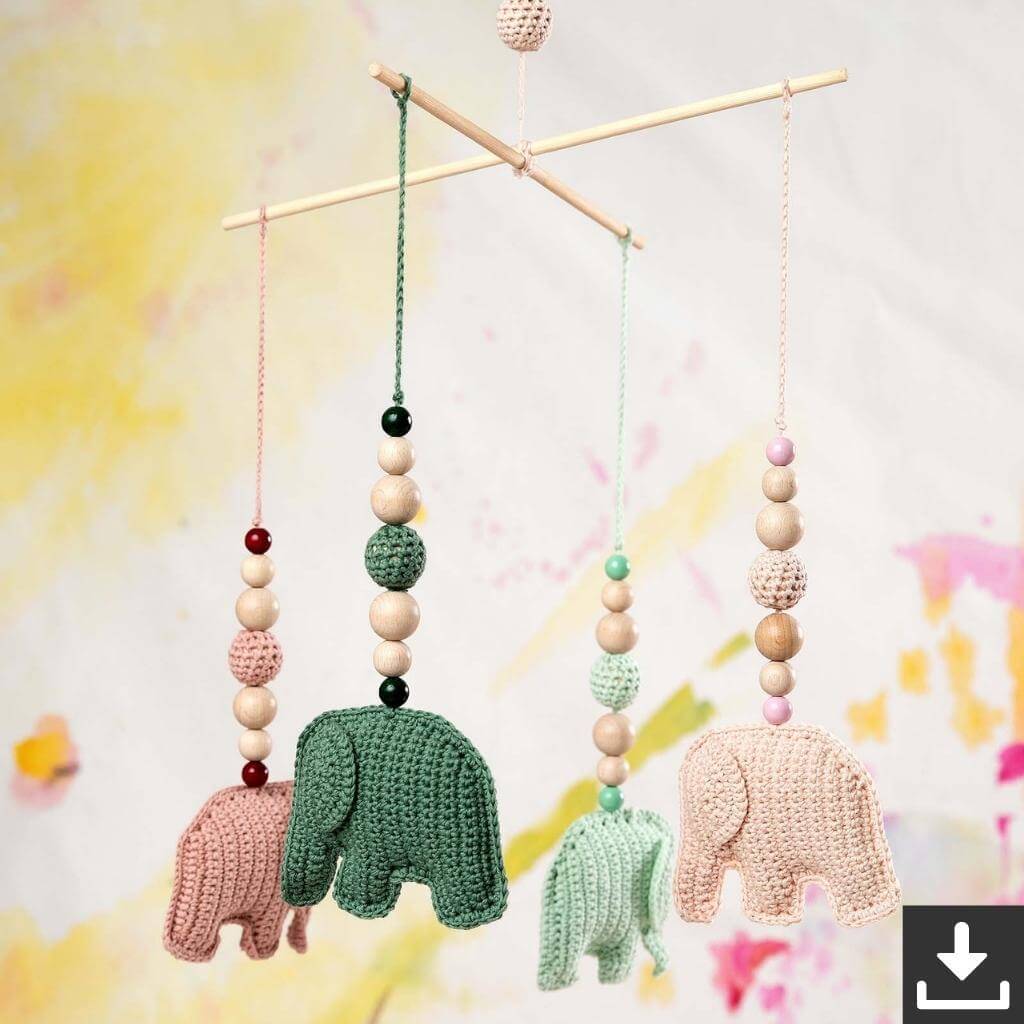 Baby Cotton Mobile - Lang Yarns Modell PTO-036_02 Lieblingsgarn