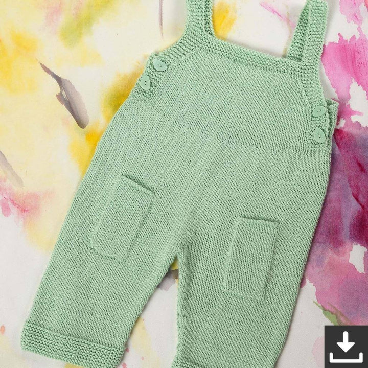 Baby Cotton Latzhose - Lang Yarns Modell PTO-036_14 Lieblingsgarn
