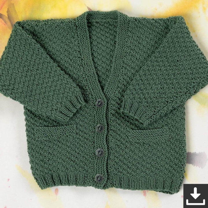 Baby Cotton Babyjacke - Lang Yarns Modell PTO-036_15 Lieblingsgarn