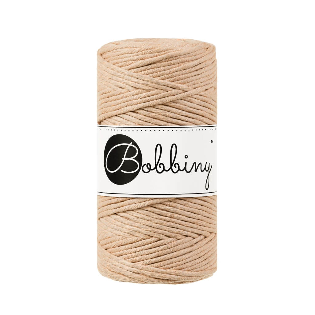 Bobbiny Makramee Garn 3mm Biscuit Lieblingsgarn