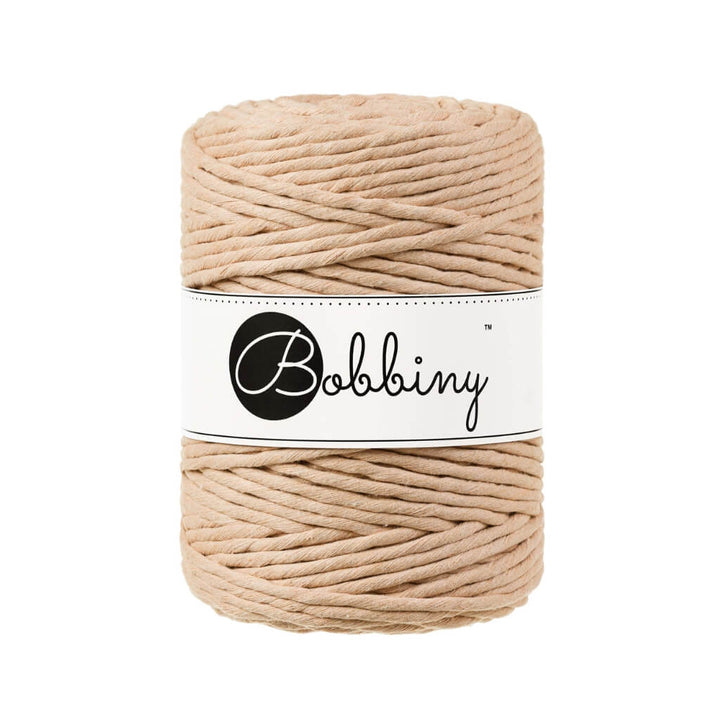 Bobbiny Makramee Garn 5 mm x 100 m Biscuit Lieblingsgarn