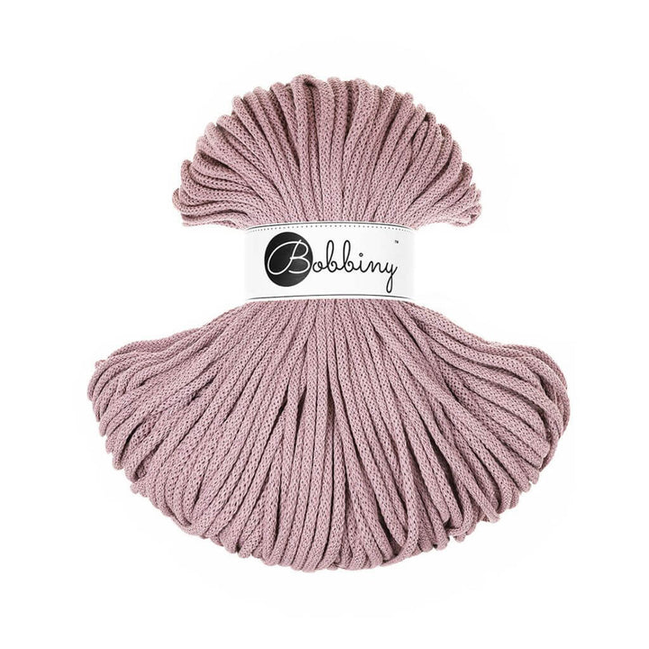 Bobbiny Kordel 5mm x 100 Meter Mauve Lieblingsgarn