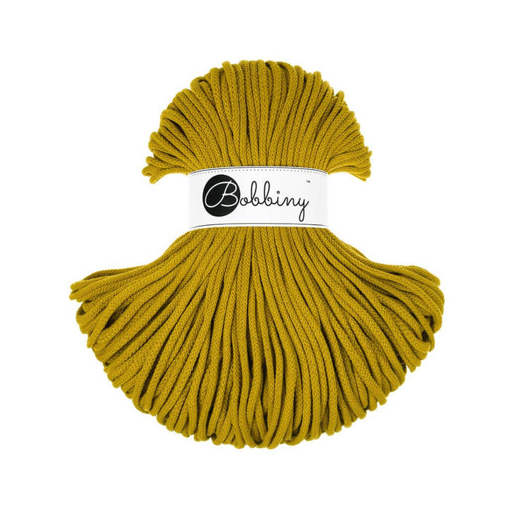 Bobbiny Kordel 5mm x 100 Meter Spicy Yellow Lieblingsgarn