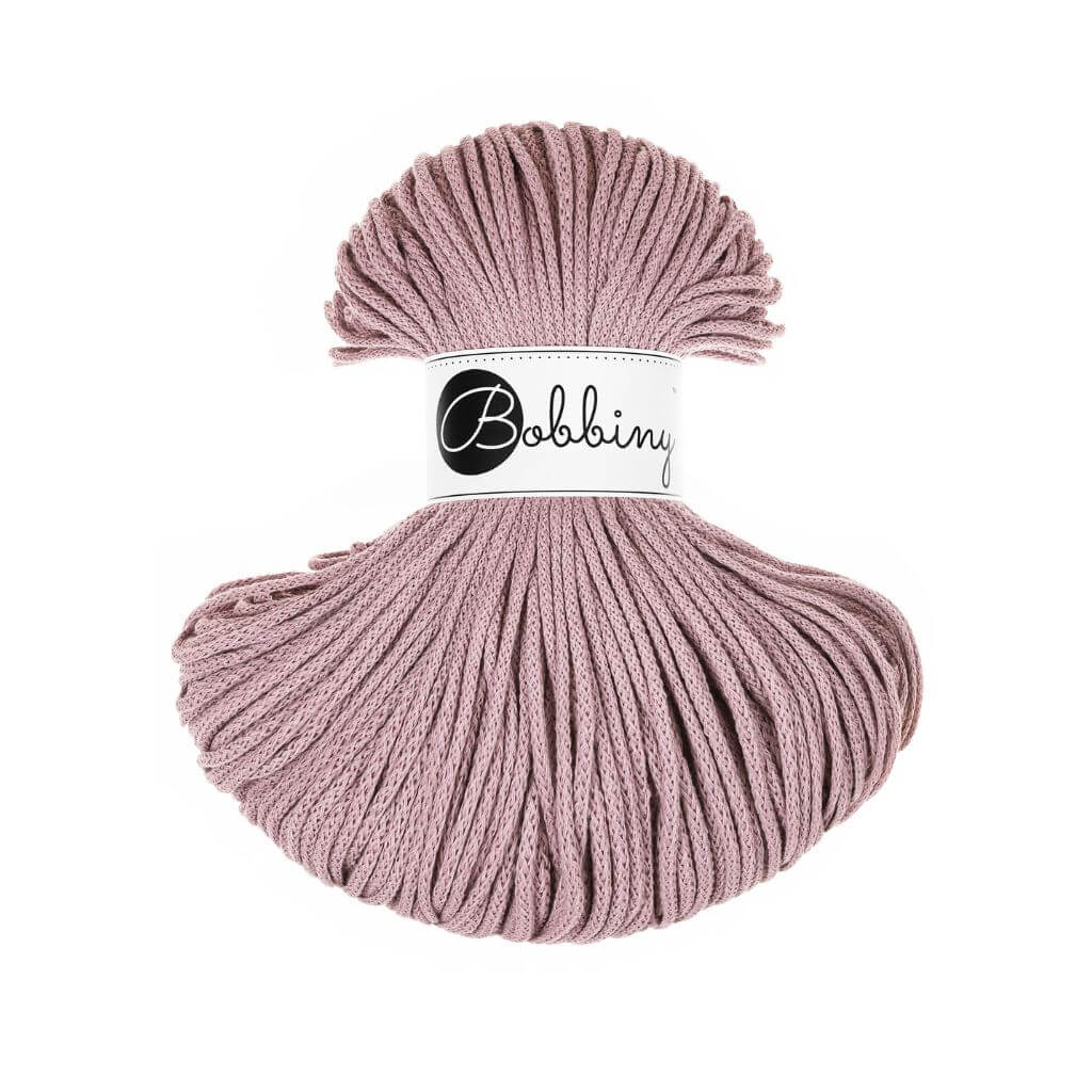 Bobbiny Kordel Junior 3mm x 100 m Mauve Lieblingsgarn