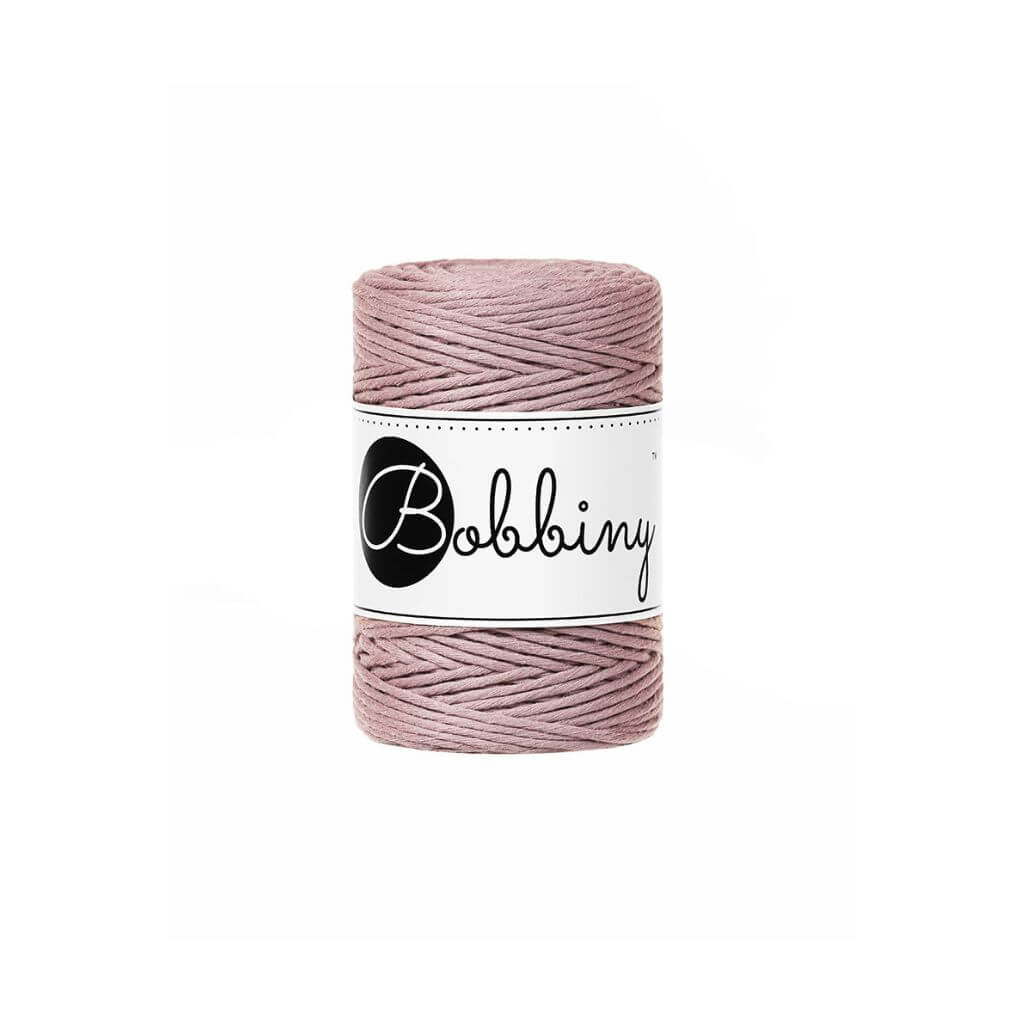 Bobbiny Makramee Garn 1,5 mm Mauve Lieblingsgarn
