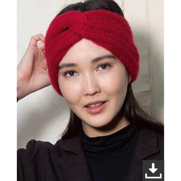 Cashmere Light Stirnband - Lang Yarns Modell 800-57 Lieblingsgarn