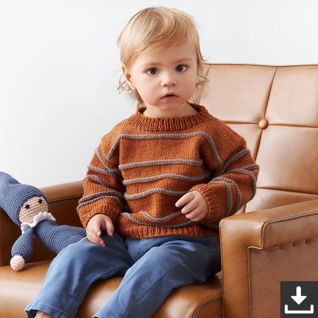 Cool Wool Big Pullover - Lana Grossa Infanti 17 Modell 75 (PDF) Lieblingsgarn