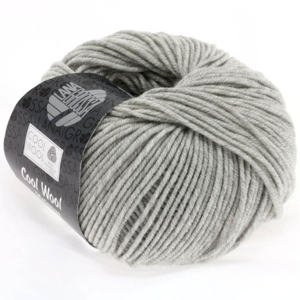 Lana Grossa Cool Wool Mélange 0443 - Hellgrau meliert Lieblingsgarn