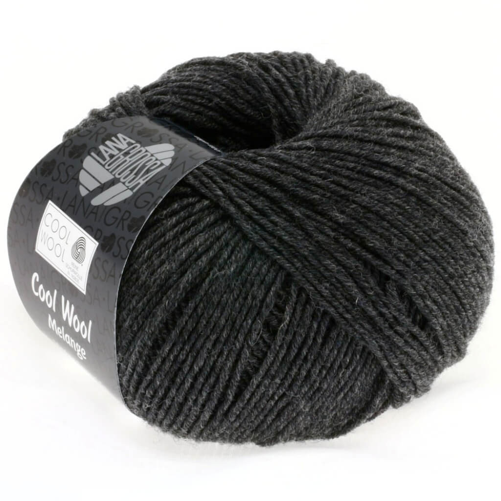 Lana Grossa Cool Wool Mélange 0444 - Anthrazit Lieblingsgarn