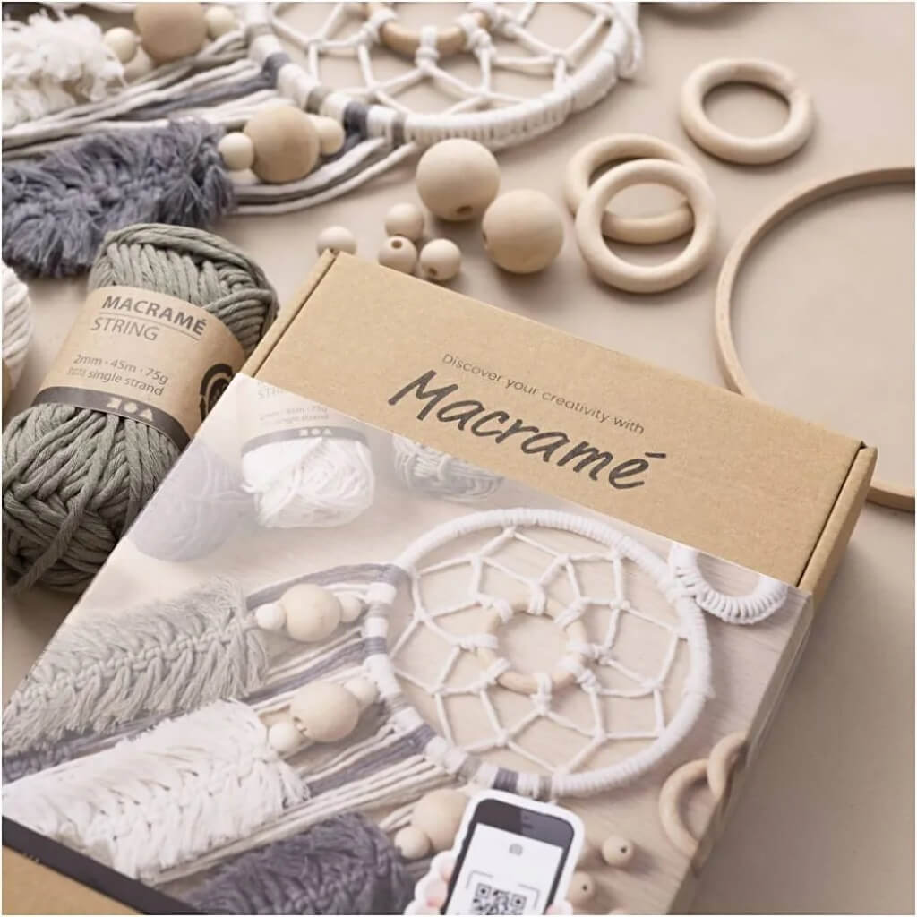 Creativ Company Bastelset Makramee Lieblingsgarn